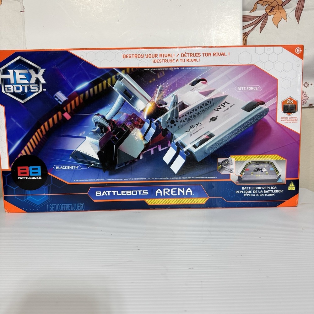 Hex Bots BattleBots ARENA Blacksmith Vs Bite Force RC Robots